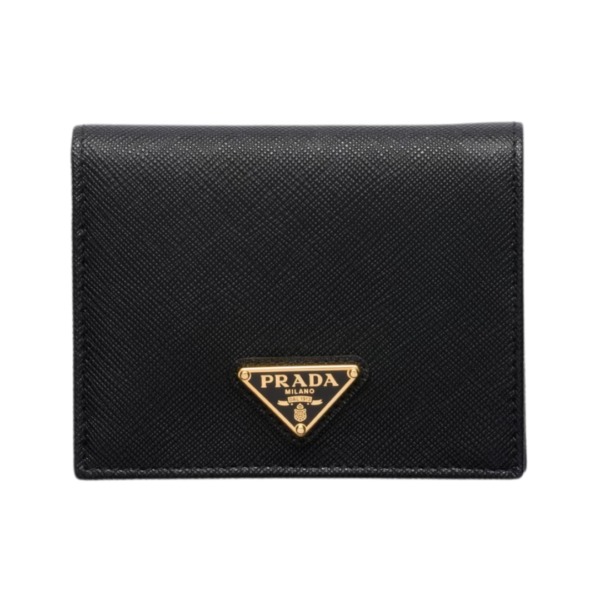 Kleine Saffiano-Leder-Geldbörse 11.2cm