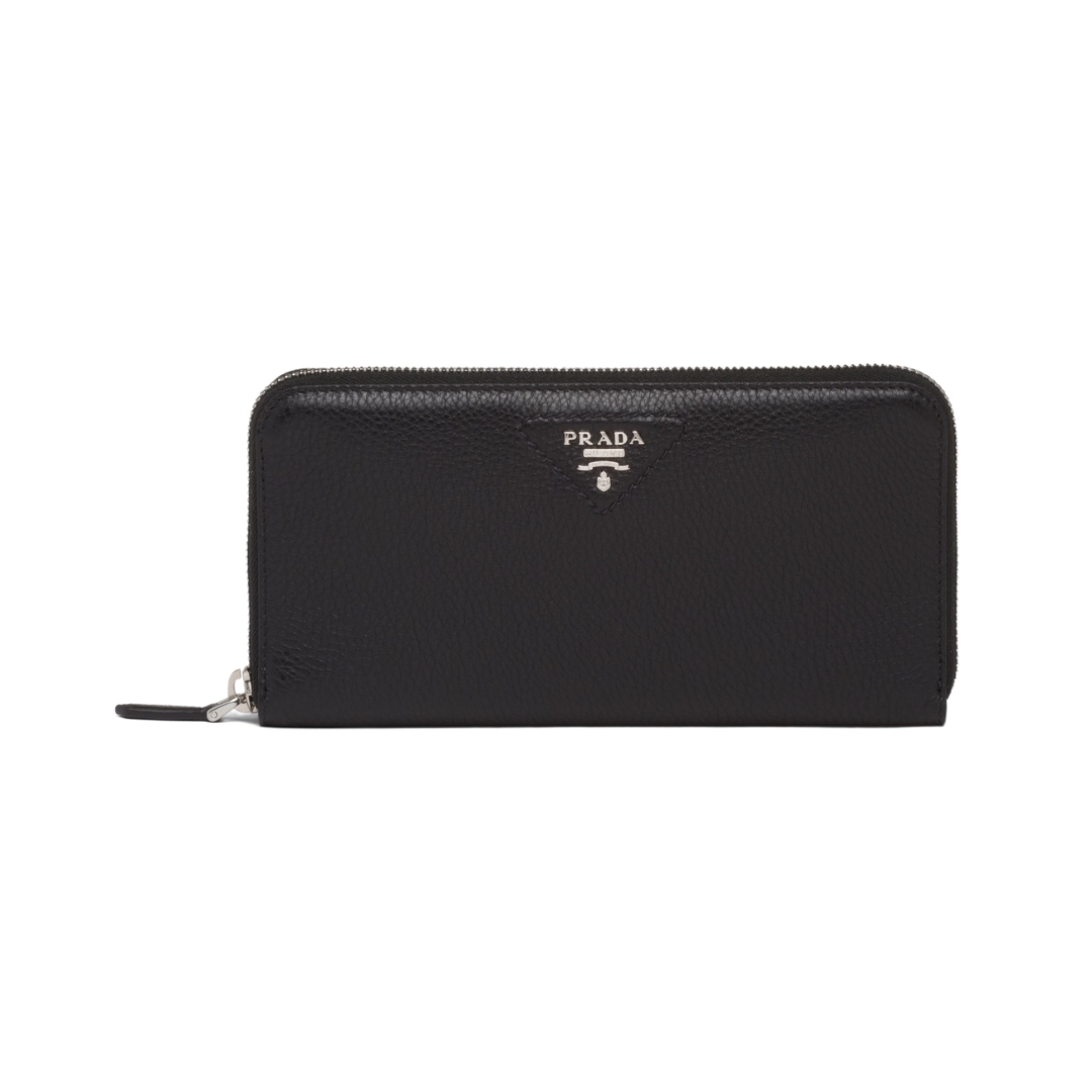 Großes Leder in Schwarz 10.3cm