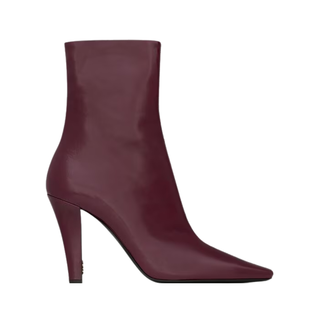Jill Stiefeletten aus glattem Leder 9.5cm