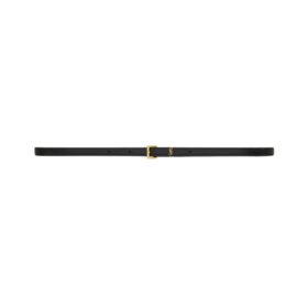 Cassandre extra dünner Gürtel aus glattem Leder 1cm
