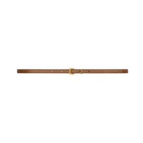 Cassandre extra dünner Gürtel aus glattem Leder 1cm