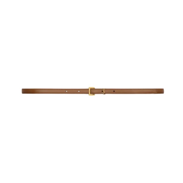 Cassandre extra dünner Gürtel aus glattem Leder 1cm