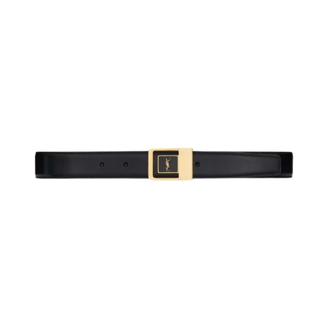 LA 66 Buckle Gürtel aus lackiertem Leder 3cm