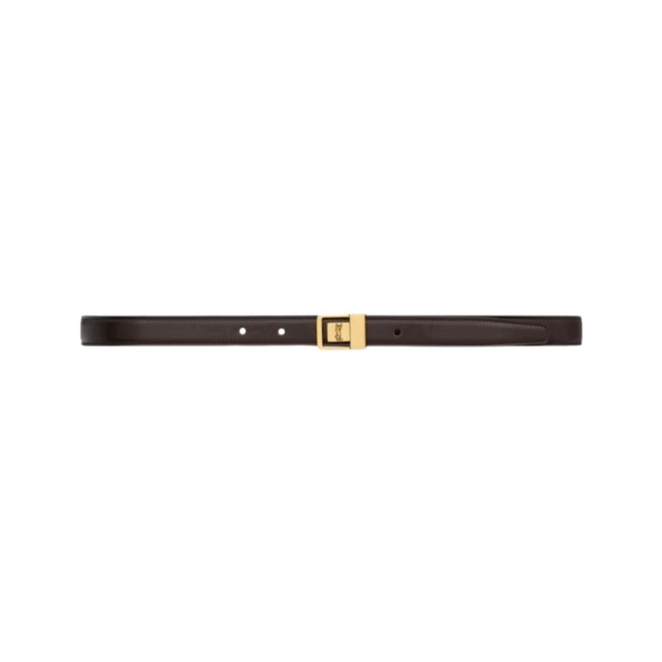 LA 66 dünner Gürtel aus glattem Leder 2cm