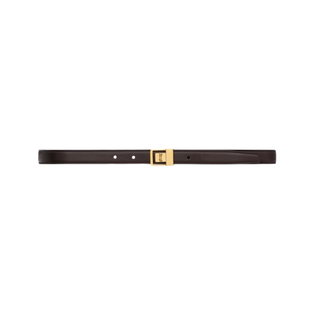 LA 66 dünner Gürtel aus glattem Leder 2cm
