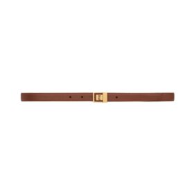 LA 66 dünner Gürtel aus genarbtem Lammleder 2cm
