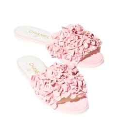 Wildleder-Kid-Leder & Strass Helles Rosa