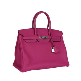 Rose Pourpre Togo mit Palladium-Beschlägen 35cm
