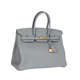 Bleu Glacier Togo Goldbeschläge 35cm
