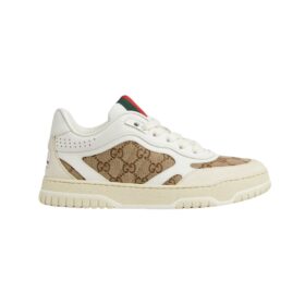 Weißes Leder Re-WebTurnschuh