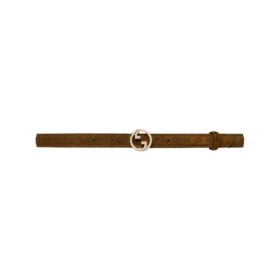 Hellgoldene Beschläge schmaler Gürtel 3cm