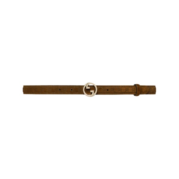 Hellgoldene Beschläge schmaler Gürtel 3cm