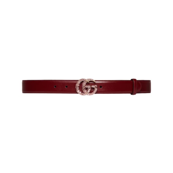 Kristall schmal Rot 3cm