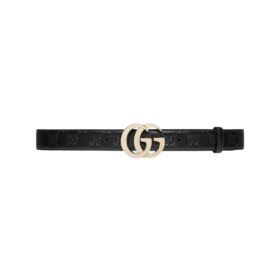 GG Milano Gürtel Schwarz  3cm