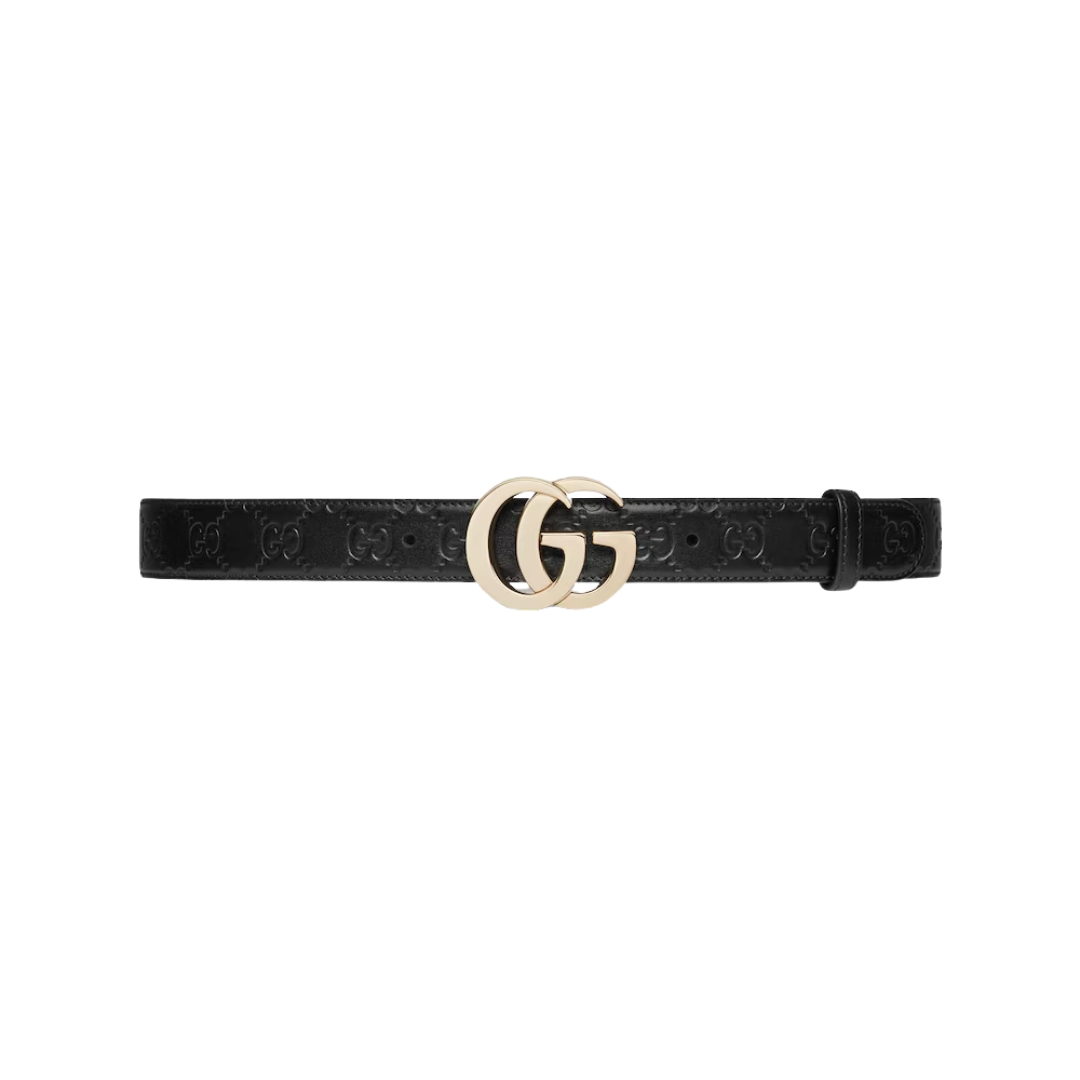GG Milano Gürtel Schwarz  3cm