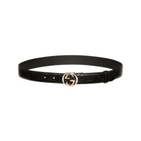 Ineinandergreifende G-Schnalle aus Leder 3cm