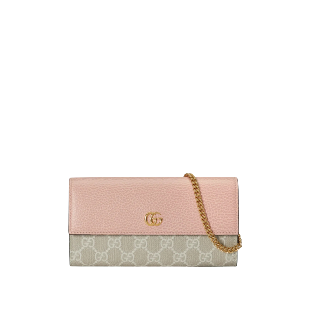 Marmont-Kettenbrieftasche Rosa 19 cm