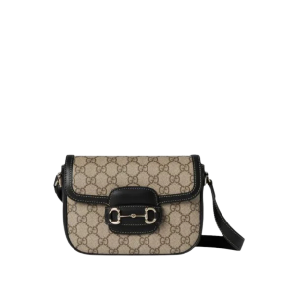 Weiche Mini-Schultertasche aus braunem Leder 20cm