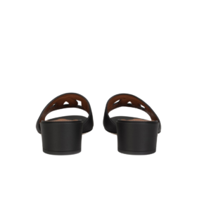 Kalbsleder-Mules mit DG Millennials-Logo 4cm