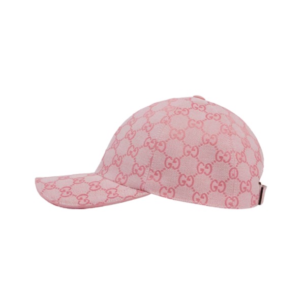 Baseballkappe aus rosa Leder