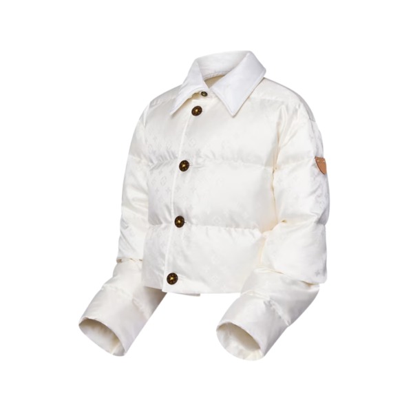 Daunenjacke Weiß