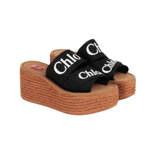 Mules Espadrilles Woody Schwarz