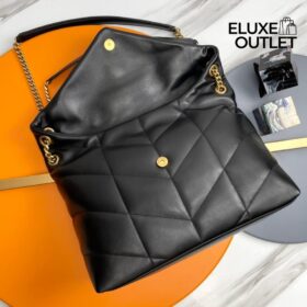 Puffer Medium aus Nappaleder 35cm