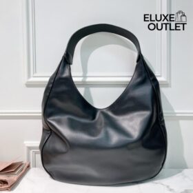 Leder-Hobo 31cm