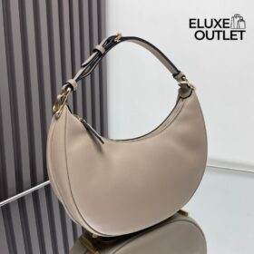 Ledertasche in Taubengrau  24.5cm