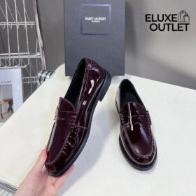 Le Loafer Penny Slippers aus glänzendem Leder