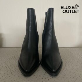 Theo Chelsea Booties aus glattem Leder 9.5cm