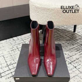 Jill Stiefeletten aus glattem Leder 9.5cm