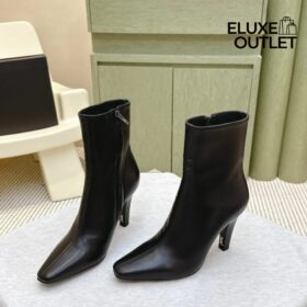 Jill Stiefeletten aus glattem Leder 7.5cm