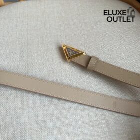 Saffiano-Leder Sandbeige 2cm