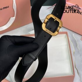 Leder Schwarz  3.5cm