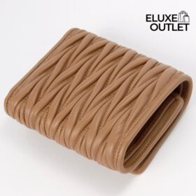 Kleines Matelassé-Nappa-Leder Karamell 7.8cm