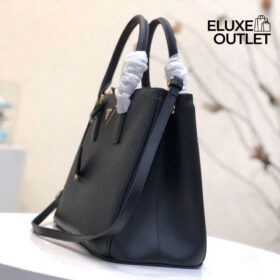 Die schwarze Galleria Ledertasche 22.5cm