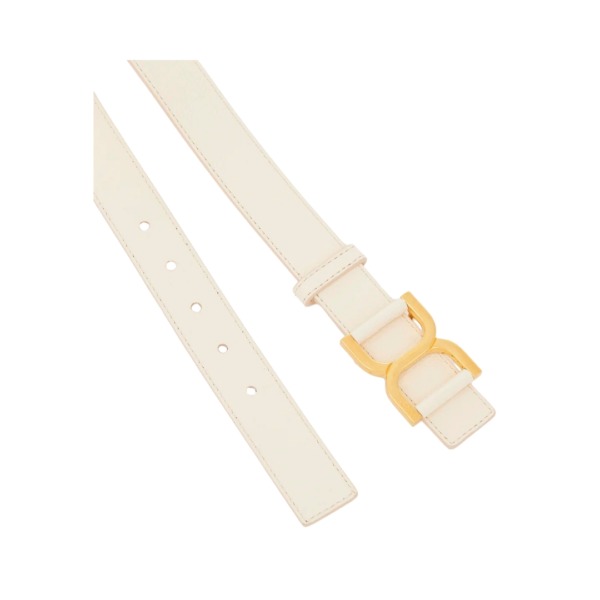 C Milchbraunes Leder 3cm