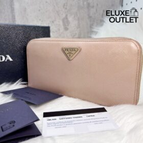 Saffiano-Leder in Puderrosa 10.3cm