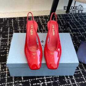 Lackleder Slingback-Pumps 8.5cm