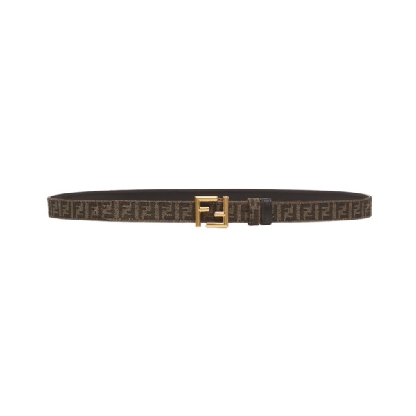 Beidseitiger Gürtel aus schwarzem Leder 2cm