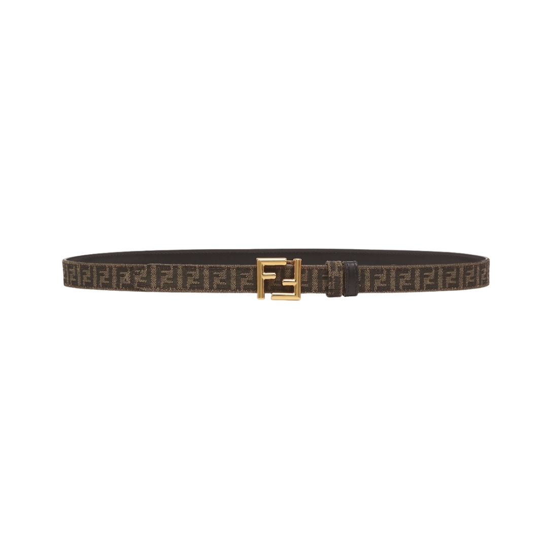 Beidseitiger Gürtel aus schwarzem Leder 2cm