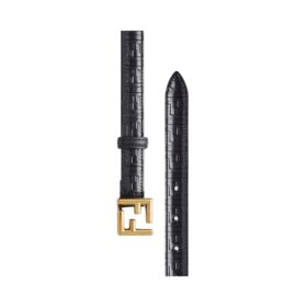 Schwarzer Leder Gürtel 2cm