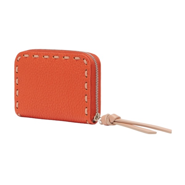 Brieftasche Selleria in Orange 8cm
