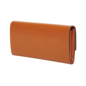 Brieftasche aus braunem Leder 9cm