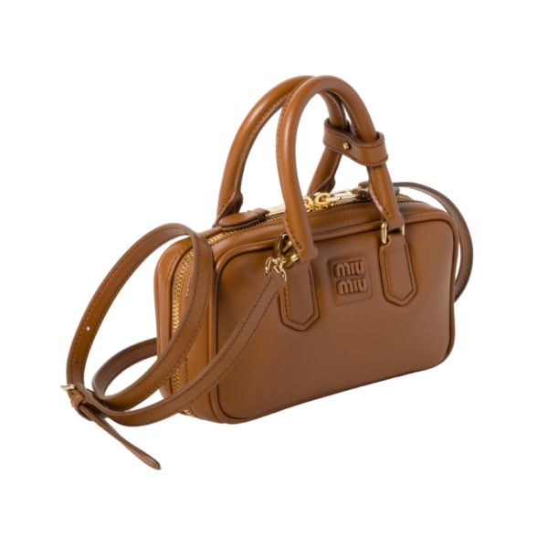 Arcadie-Leder-Mini Cognac 10cm
