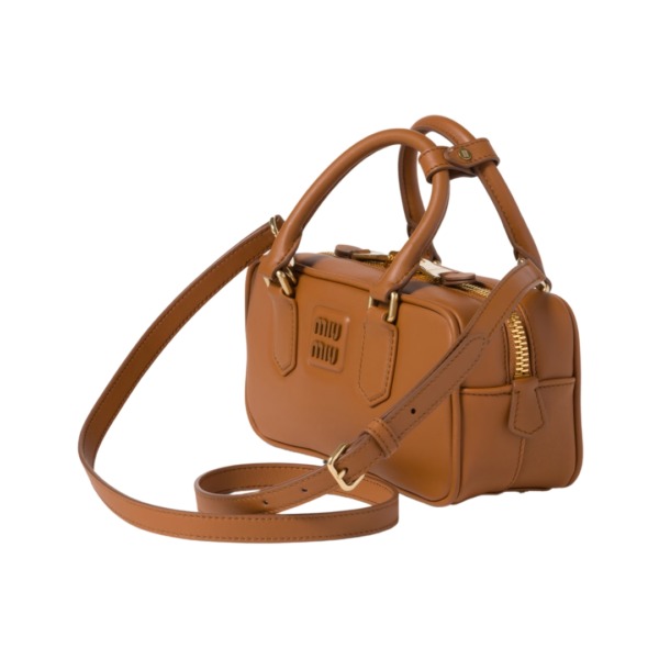 Arcadie-Leder Cognac 10.5cm