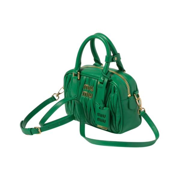 Arcadie matelassé nappa leather 10.3cm