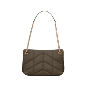 Kleine Daunenjacke aus Nappaleder Light Musk 29cm