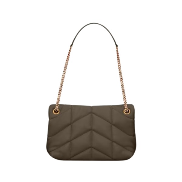 Kleine Daunenjacke aus Nappaleder Light Musk 29cm